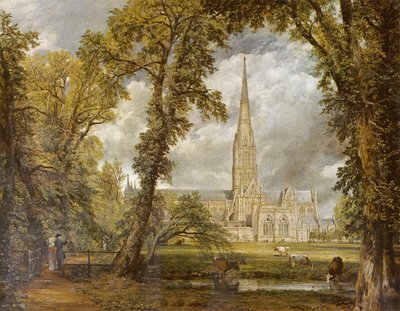 Salisbury Cathedral from the Bishop